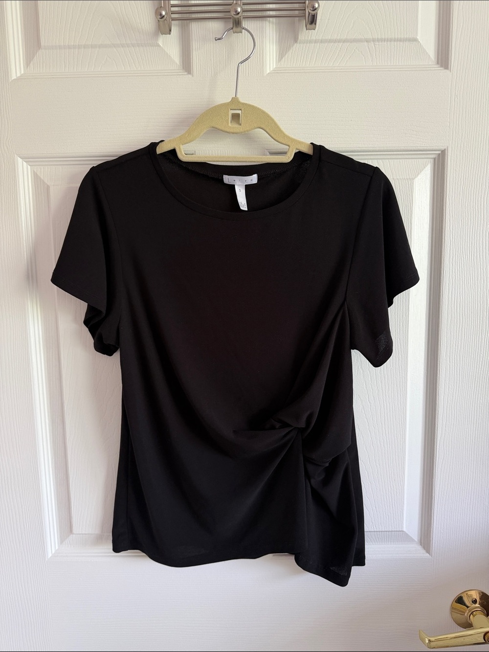 Leith black t-shirt